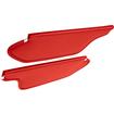 1970-71 Dart, Demon, Duster; Vinyl Sun Visors; 2 Door Hardtop; Coachman Grain; Red # 550; Pair