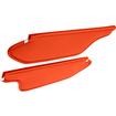 1970-71 Dart, Demon, Duster; Vinyl Sun Visors; 2 Door Hardtop; Coachman Grain; Bright Orange # 560; Pair