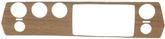1970-76 Mopar A-Body Without Warning Lamps Woodgrain Instrument Panel Insert