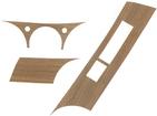 1970-71 Duster 340 / Demon 340 With Rallye Gauges 3 Piece Upper Woodgrain Instrument Panel Inserts