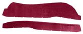 1966-73 Mopar A-Body Red Loop Carpet Console Side Panels