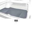1963-66 Plymouth Valiant; Molded Rubber Trunk Mat; 2 Door Hardtop; Plaid Pattern