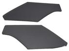 1963-66 Dodge Dart; Interior Rear Sail Panels; 2 Door Hardtop; Perforated Premier Grain; Black; Pair