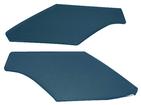 1963-66 Dodge Dart; Interior Rear Sail Panels; 2 Door Hardtop; Perforated Premier Grain; Dark Blue; Pair