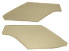1963-66 Dodge Dart; Interior Rear Sail Panels; 2 Door Hardtop; Perforated Premier Grain; Sandalwood; Pair