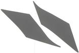 1970-71 Dodge Dart, 1971-72 Duster/Demon; Uncovered Interior Sail Panel Boards; 2 Door Hardtop; Pair