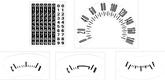 1961 Valiant With Standard Gauges And 180 Kph Speedometer Gauge Decal Set