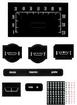 1967 Valiant Gauge Decal Set With Standard Gauges
