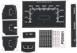 1976-77 Valiant With Standard Gauges And 100 Mph Speedometer Gauge Decal Set