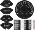 1970-71 Mopar A-Body Rallye Gauge Decal Ets With 150 Mph Speedometer And Trip Odometer