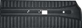 1968 Coronet 440 / Super Bee 2 Door Hardtop Black Front Door Panel