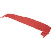 1966-67 Coronet, Belvedere Rear Seat Shelf Package Tray; 4 Door Sedan; Grained Panelboard; w/o Speaker Cutouts; Red # 02