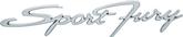 1963-66 Plymouth "Sport Fury" Front Fender, Trunk Lid; Emblem; Each; Made in the USA!