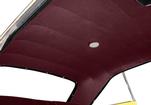 1966-67 Belvedere / Coronet 2 Or 4 Door Sedan Dark Maroon 4 Bow Perforated Vinyl Headliner
