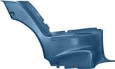 1974 Mopar B-Body; Lower Rear Quarter Panels; With Power Windows; Lagoon Blue