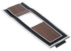 1969-70 Charger, Coronet, GTX, Road Runner; Console Top Plate; For Manual Trans; Woodgrain