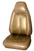 1970 Satellite/Road Runner/gtx/Superbird Gold / Gold With Black Welt Front Bucket Seat Upholstery