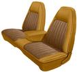1973 Charger Se Metallic Bronze / Honey Gold Vinyl Front Split Bench Seat Upholstery