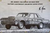 Mr Norm's 1964 Dodge 426 Race Hemi Super Stock 2' X 3'