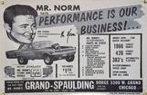 Mr Norm's Says Performance is Our Business 2' X 3'