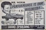 Mr Norm's Says Performance is Our Business 4' X 6'