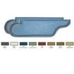 1969 Mopar A-Body/1969-70 B-Body Light Metallic Green Coachman Grain Vinyl Original Style Sun Visors