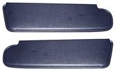 1972-76 Dart / Duster / Demon 2-Door Hardtop Dark Blue Cloth Replacement Sun Visors