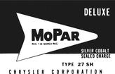 1960-64 Mopar Battery Decal