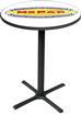 1948-53 Style Mopar parts And accessories Logo Pub Table With Black Base