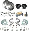 1962-74 Mopar B / E Body Front Manual Disc Brake Conversion Set With 11" Drilled/Slotted Rotors