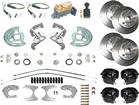 1962-72 Mopar B/E Body 4 Wheel Manual Disc Brake Conversion Set with 11" Drilled And Slotted Rotors