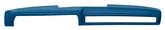 1971-73 Mopar E-Body; ABS Dash Pad Cover; 1 Speaker With AC; Bright Blue