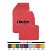 1970-73 Dodge Challenger Red Loop Floor Mats With Embroidered "Dodge" Script