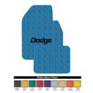 1970-73 Dodge Challenger Medium Blue Loop Floor Mats With Embroidered "Dodge" Script