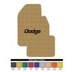 1972-73 Dodge Challenger Gold Loop Floor Mats With Embroidered "Dodge" Script