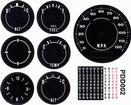 1970-74 Barracuda / 'Cuda With 120 Mph Speedometer / With Clock Standard Gauge Decal Set