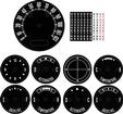 1970 Challenger With 120 Mph Speedometer Standard Gauge Decal Set