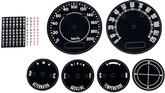 1970 Challenger With 200 Kph Speedometer Standard Gauge Decal Set