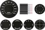 1971-74 Challenger With 120 Mph Speedometer Standard Gauge Decal Set