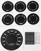 1971-74 Challenger With 200 Kph Speedometer Standard Gauge Decal Set