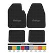 1970-73 Dodge Challenger Black Loop Floor Mats With Embroidered "Challenger" Logo