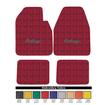 1970-73 Dodge Challenger Red Loop Floor Mats With Embroidered "Challenger" Logo