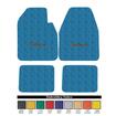 1970-73 Dodge Challenger Medium Blue Loop Floor Mats With Embroidered "Challenger" Logo