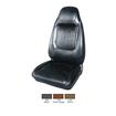 1970 Challenger NOS Black Leather / Vinyl Front Bucket Seat Upholstery