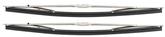 1970-79; Windshield Wiper Blade Set; 16"; Side Lock Style; with Button Refill Release; Polished Stainless; Various Models