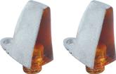 1966 Plymouth Barracuda Fender Mounted Turn Signal Indicator Lenses