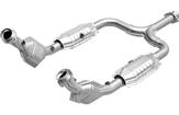 2002-04 Ford Mustang; LX 3.8/3.9L; Magnaflow; Direct Fit Y-Pipe; With 50-State Legal Catalytic Converter; 2.25"