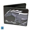 Mustang Running Pony Wallet - Black