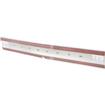 1967 Plymouth Satellite; Rear Trunk Finish Panel Trim Molding; Die-Cast