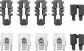 1966-67 Dodge, Plymouth B-Body; Door Latch and Lock Clip Set